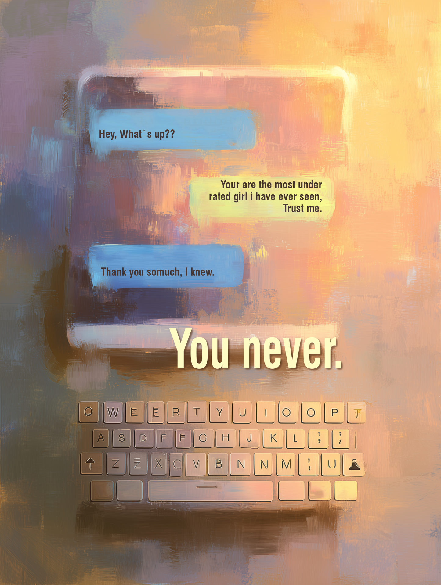 You are the most underrated girl (Painting)