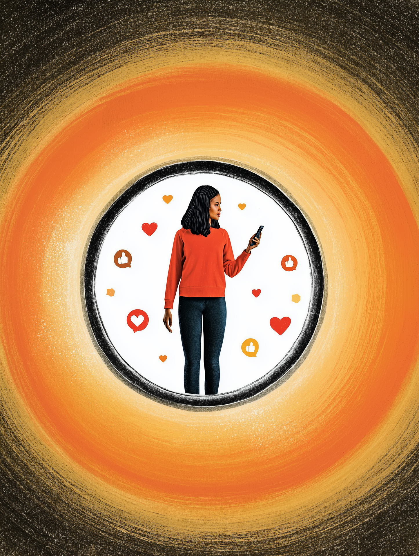 Social Media Influence (Painting)