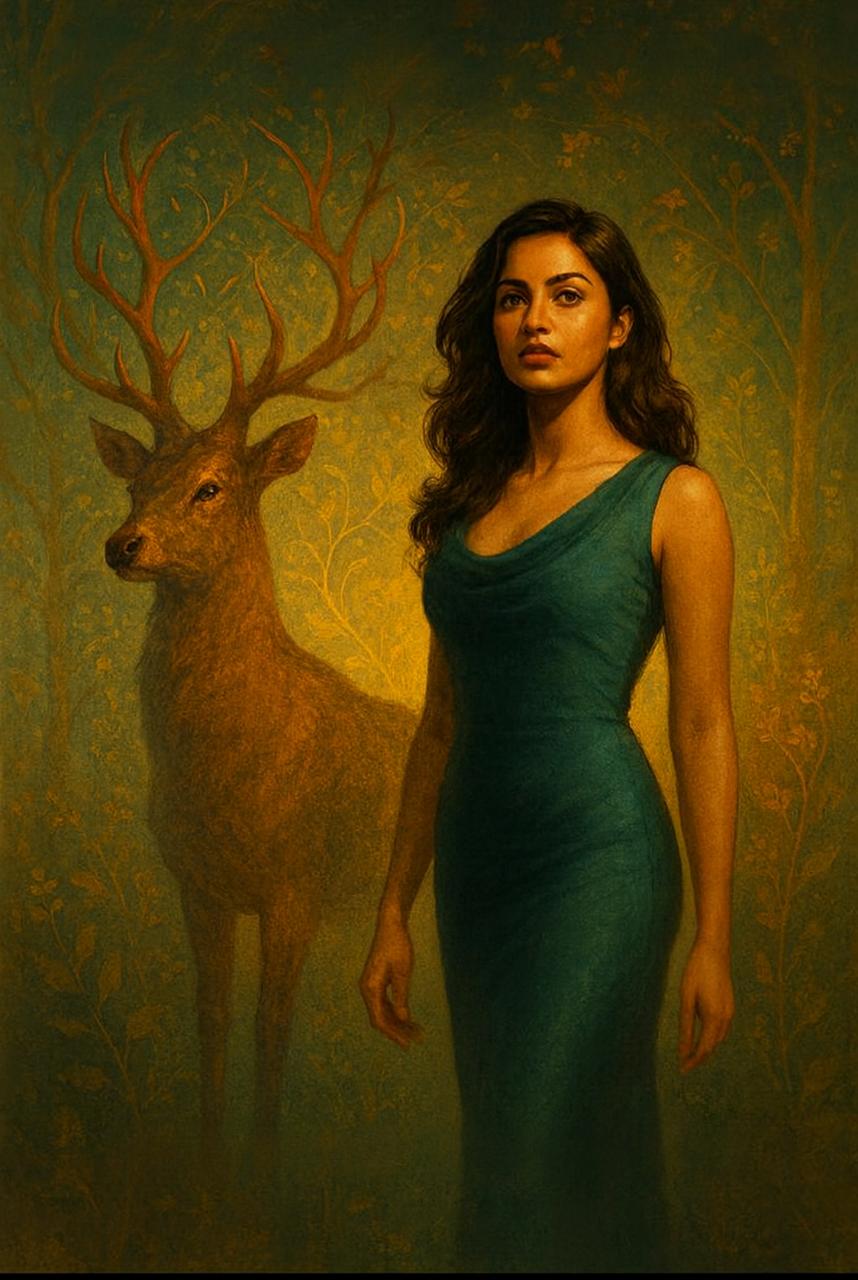 The Deer Parade Painting