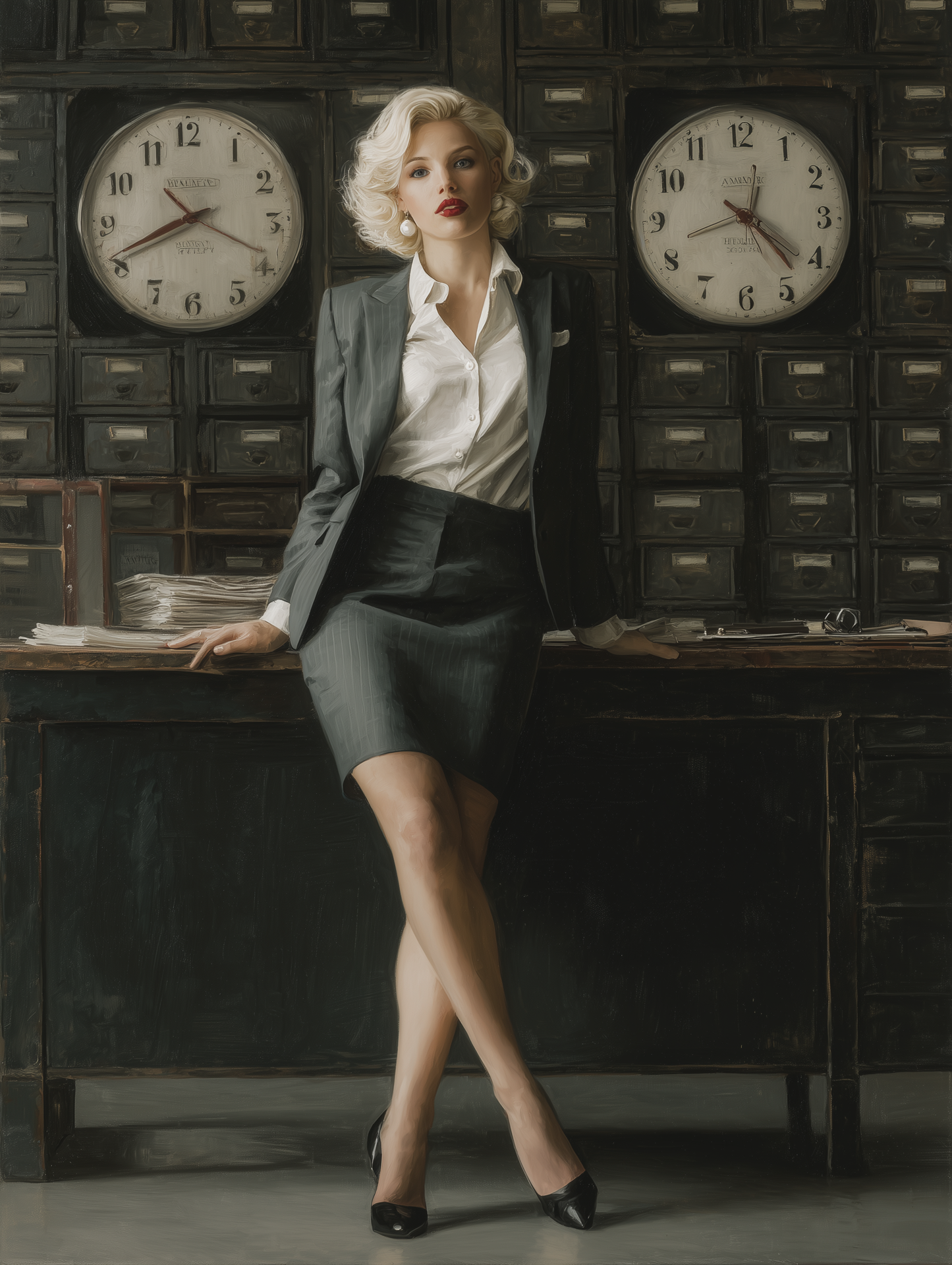 Beauty with Brains (Painting)