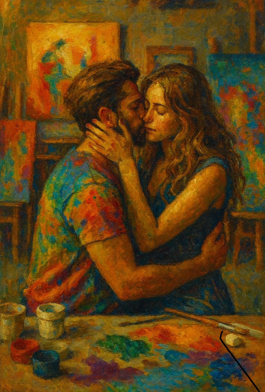 Arte Hearts Painting