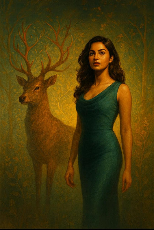 The Deer Parade Painting